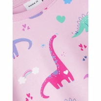 NAME IT Dino Sweatshirt Belina Pink Lavender